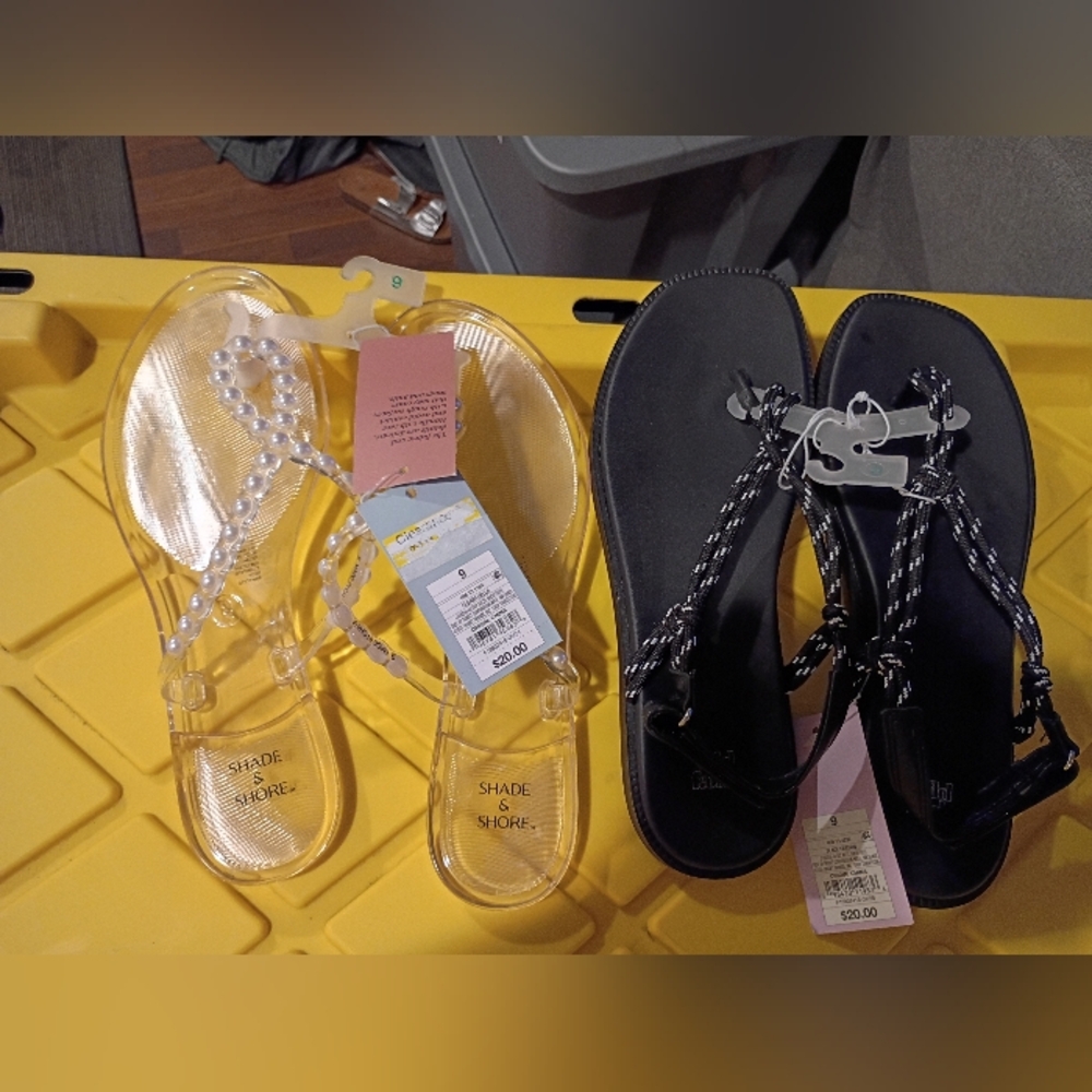 Sz. 9 Wild Fable & Shade & Shore Sandals, You Get Both.